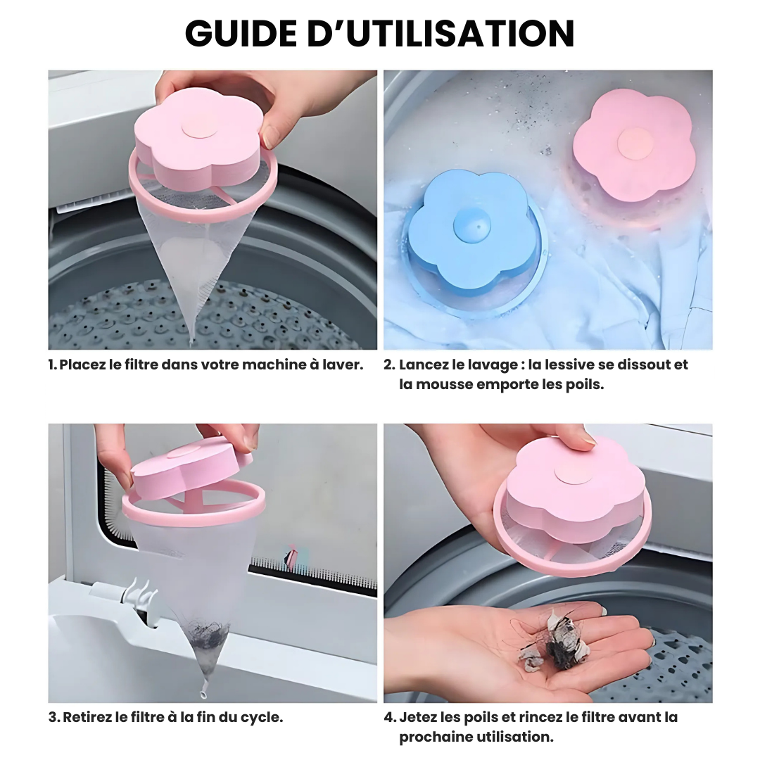 Attrape-Poils pour Machines à Laver