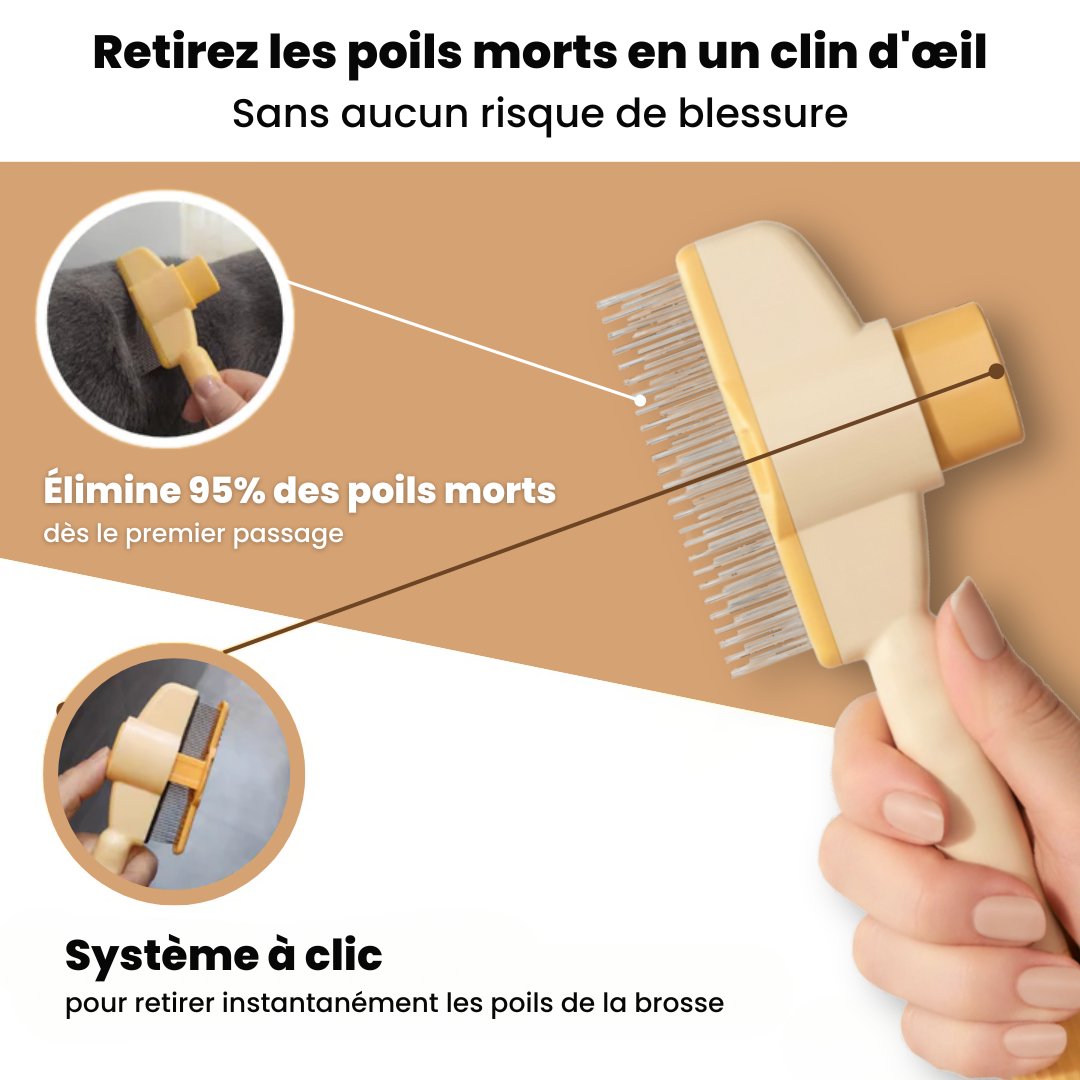 SmartBrush™ – Brosse anti-poils morts