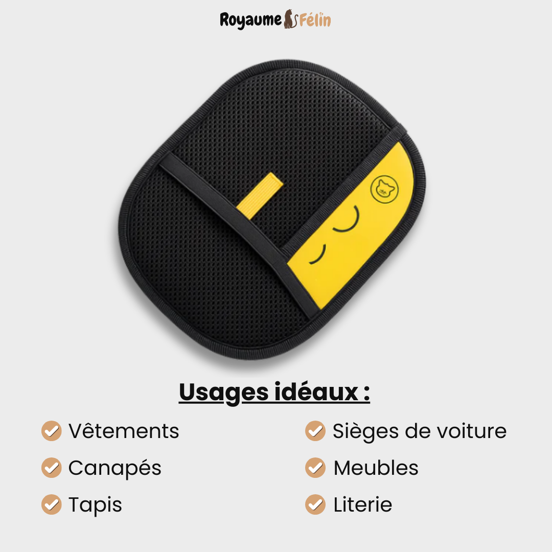 Gant statique anti-poils